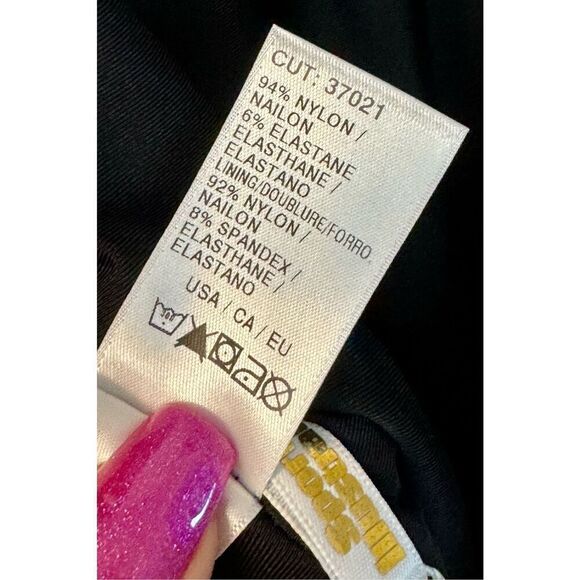 NWT Sports Illustrated Rebel Plunge Iridescent One Piece Swimsuit Size 18 - Picture 6 of 10